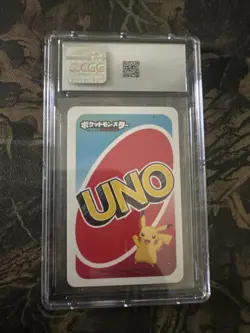 Pokemon Mattel Mewtwo BLUE #9 Japanese UNO Card - Image 2