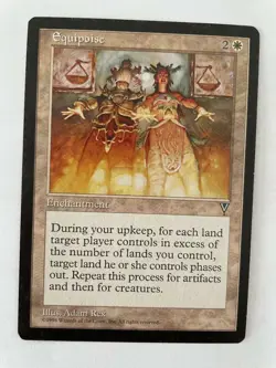 MTG 4X VISIONS EQUIPOISE NM MAGIC THE GATHERING WHITE RARE ENCHANTMENT ENGLISH - Image 4
