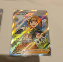 Pokemon TCG Full Art Holo Trainer Supporter Lot 6 Nessa Roxanne Cynthia - Image 4