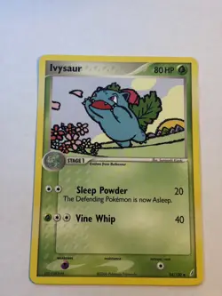 Ivysaur 34/100 Uncommon Crystal Guardians Pokemon Near Mint - Image 1