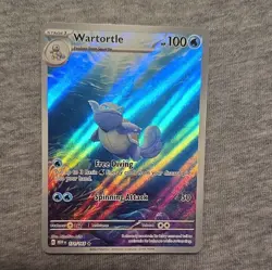 Pokemon TCG Wartortle 171/165 Illustration Rare SV 151 Holo EN 100 HP - Image 1