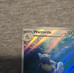 Pokemon TCG Wartortle 171/165 Illustration Rare SV 151 Holo EN 100 HP - Image 2