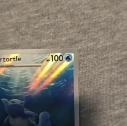 Pokemon TCG Wartortle 171/165 Illustration Rare SV 151 Holo EN 100 HP - Image 3