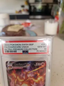 Pokemon TCG Charizard VMAX SWSH261 Black Star Promo PSA 10 Gem Mint - Image 5