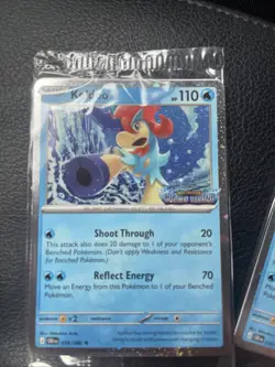 Pokemon TCG Keldeo 19/86 Chaos Rising Stamped Promo Sealed - Image 2