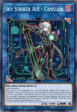 Sky Striker Ace - Camellia L26D-ENS31 1st ED NM Yu-Gi-Oh! ULTRA RARE - Image 1