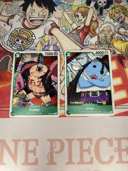 One Piece OP02-039 Franky OP02 Jinbe 033 Paramount War Prerelease Straw Hat - Image 1