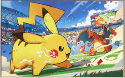 Pikachu 120/SV-P Promo Vs Charizard - Pokemon Japanese Scarlet & Violet - LP - Image 2