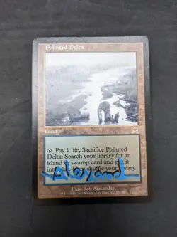 Polluted Delta (321) | MTG Magic Onslaught | Artist Signed | MP | A - Image 2