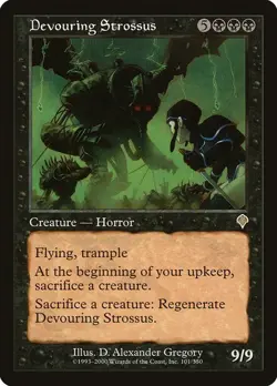 MTG 4X INVASION DEVOURING STROSSUS NM MAGIC THE GATHERING ENGLISH RARE CREATURE - Image 3