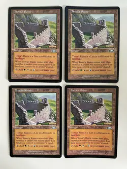 MTG 4X PLANESHIFT TREVA'S RUINS NM MAGIC THE GATHERING ENGLISH UNCOMMON LAND - Image 1