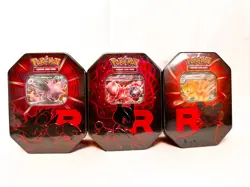 🚨Pokemon TCG - Team Rocket Tin Destined Rivals - Set of 3 - Brand New & Sealed - Image 3