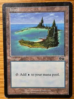 Magic The Gathering ISLAND 4 different designs Land by Donato Giancola MTG - Image 4