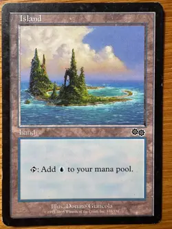 Magic The Gathering ISLAND 4 different designs Land by Donato Giancola MTG - Image 5