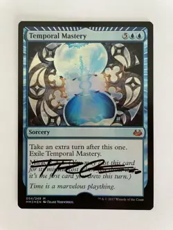 MTG ARTIST PROOF FOIL MODERN MASTERS TEMPORAL MASTERY SIGNED FRANZ VOHWINKEL - Image 1