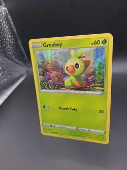 Pokemon TCG Grookey Holo SWSH001 Sword & Shield Promo - Image 3