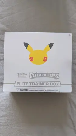 Pokemon Celebrations 25th Anniversary Elite Trainer Box ETB | Sealed Subtle Tare 820650809866 - Image 1