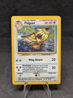 Pidgeot - 8/64 - Pokemon TCG - Jungle - MISSING STAMP - LP - Image 1