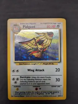 Pidgeot - 8/64 - Pokemon TCG - Jungle - MISSING STAMP - LP - Image 2