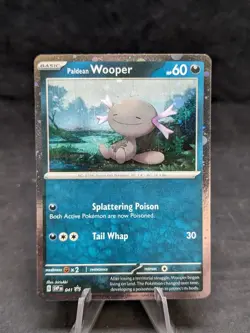 Paldean Wooper | Pokemon TCG | Promo | Swirl | Holo Bleed | MP | A - Image 1