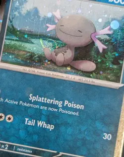 Paldean Wooper | Pokemon TCG | Promo | Swirl | Holo Bleed | MP | A - Image 4