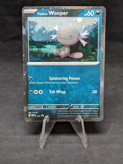 Paldean Wooper | Pokemon TCG | Promo | Swirl | Holo Bleed | MP | A - Image 5