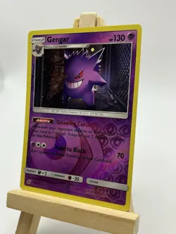 Pokemon CRIMSON INVASION! GENGAR! REVERSE HOLO! 38/111 - Image 2