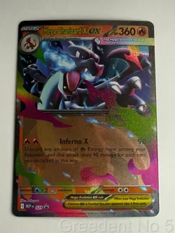 Mega Charizard X ex - 029 029 Holo Promo ME: Mega Evolution Promo Pokemon NM - Image 1