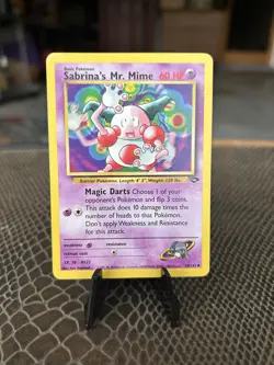 Pokemon TCG Sabrina's Mr. Mime Gym Challenge 59/132 2000💅💅💅 - Image 1