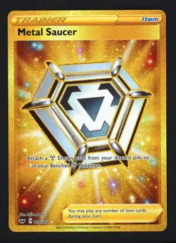 Metal Saucer 214/202 Sword & Shield Secret Rare Pokemon TCG - Image 1