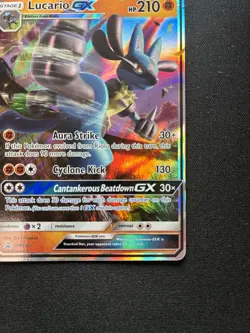 Pokemon: Lucario GX Sun & Moon Promo SM100 - Image 5