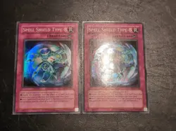 Yu-Gi-Oh! SUPER RARE CARD SPELL SHIELD TYPE-8 x2 DR1-EN098 NM/VLP - Image 1