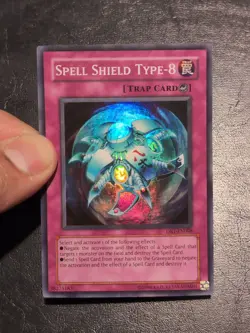 Yu-Gi-Oh! SUPER RARE CARD SPELL SHIELD TYPE-8 x2 DR1-EN098 NM/VLP - Image 3