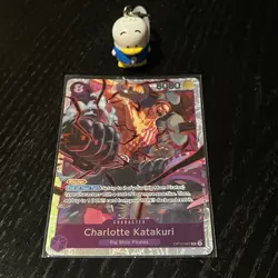 Charlotte Katakuri OP11-067 Super Rare A Fist of Divine Speed One Piece NM - Image 1