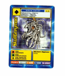 Digimon Karte SkullGreymon St-32 1st Edition 1. Auflage deutsch Bandai 1999 - Image 3