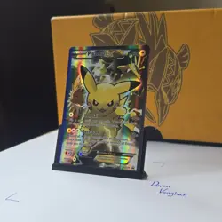 Pokemon Pikachu EX Promo Card XY124 Full Art Excellent Condition - Image 1