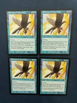 MTG 4X MERCADIAN MASQUES RISHADAN BRIGAND NM MAGIC THE GATHERING RARE CREATURE - Image 2