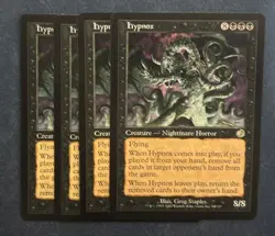 MTG 4X TORMENT HYPNOX NM MAGIC THE GATHERING RARE CREATURE BLACK ENGLISH - Image 1