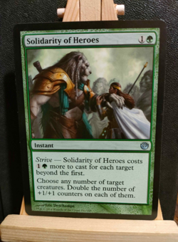 Solidarity of Heroes - Journey into Nyx - Uncommon - NM to LP (see pics) MTG - Image 1