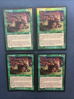 MTG 4X FOIL TORMENT GURZIGOST NM MAGIC THE GATHERING RARE CREATURE GREEN - Image 1