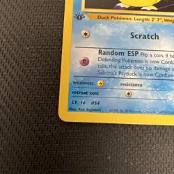 Pokemon TCG Cards 1st Edition Sabrina's Psyduck 99/132 Gym Challenge NM SP2 - Image 5