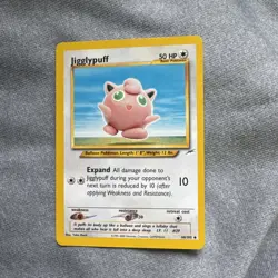 Pokemon Jigglypuff 44/105 Neo Destiny Uncommon Regular Basic Fairy 50HP 10 - Image 1