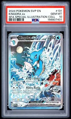 2024 Pokemon Surging Sparks - Kingdra Ex No. 131 PSA 10 - Image 1