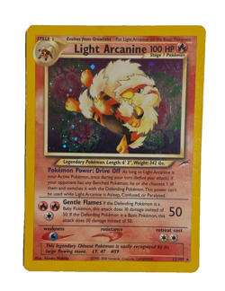 Light Arcanine 12/105 Neo Destiny Unlimited Holofoil CLEAN Pokemon TCG - Image 1