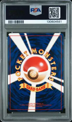1996 POKEMON JAPANESE BASIC #38 NINETALES-HOLO PSA 9 - Image 2