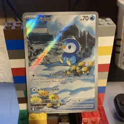 The Pokemon Company Piplup 098/094 Me02: Phantasmal Flames Holo IR Basic 70 HP - Image 1