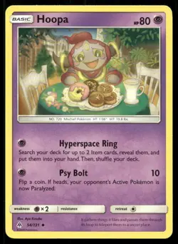 HOOPA 54/131 UC FORBIDDEN LIGHT POKEMON LP - Image 1