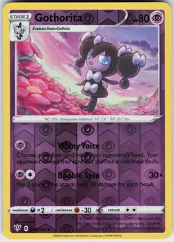 REVERSE HOLO GOTHORITA 074/189 UC NEAR MINT - Image 1