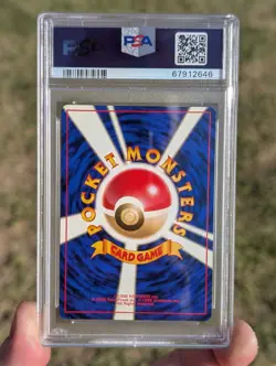 1996 Pokemon Japanese Basic #10 Caterpie No Rarity Symbol PSA 9 - Image 2