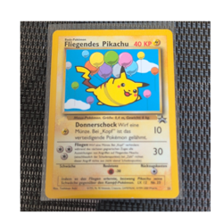 Wizards of the Coast Pokemon Flying Pikachu Wotc Promo Holo 25 German 1999 HP40 - Image 1
